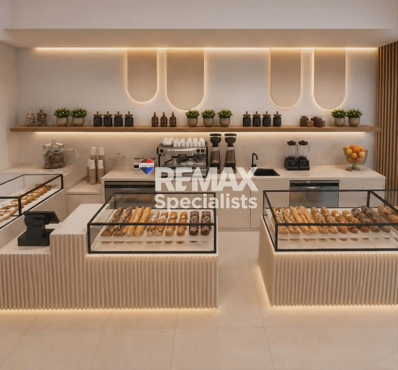 Επιχείρηση café–brunch στο κέντρο των Χανίων · Αρχιτεκτονική απεικόνιση — όχι φωτογραφία ολοκληρωμένου ακινήτου 2